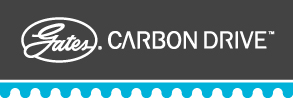 盖茨碳纤维驱动网站标志