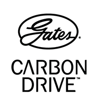 Gates Carbon Drive – Zweizeiliges, erweitertes Logo