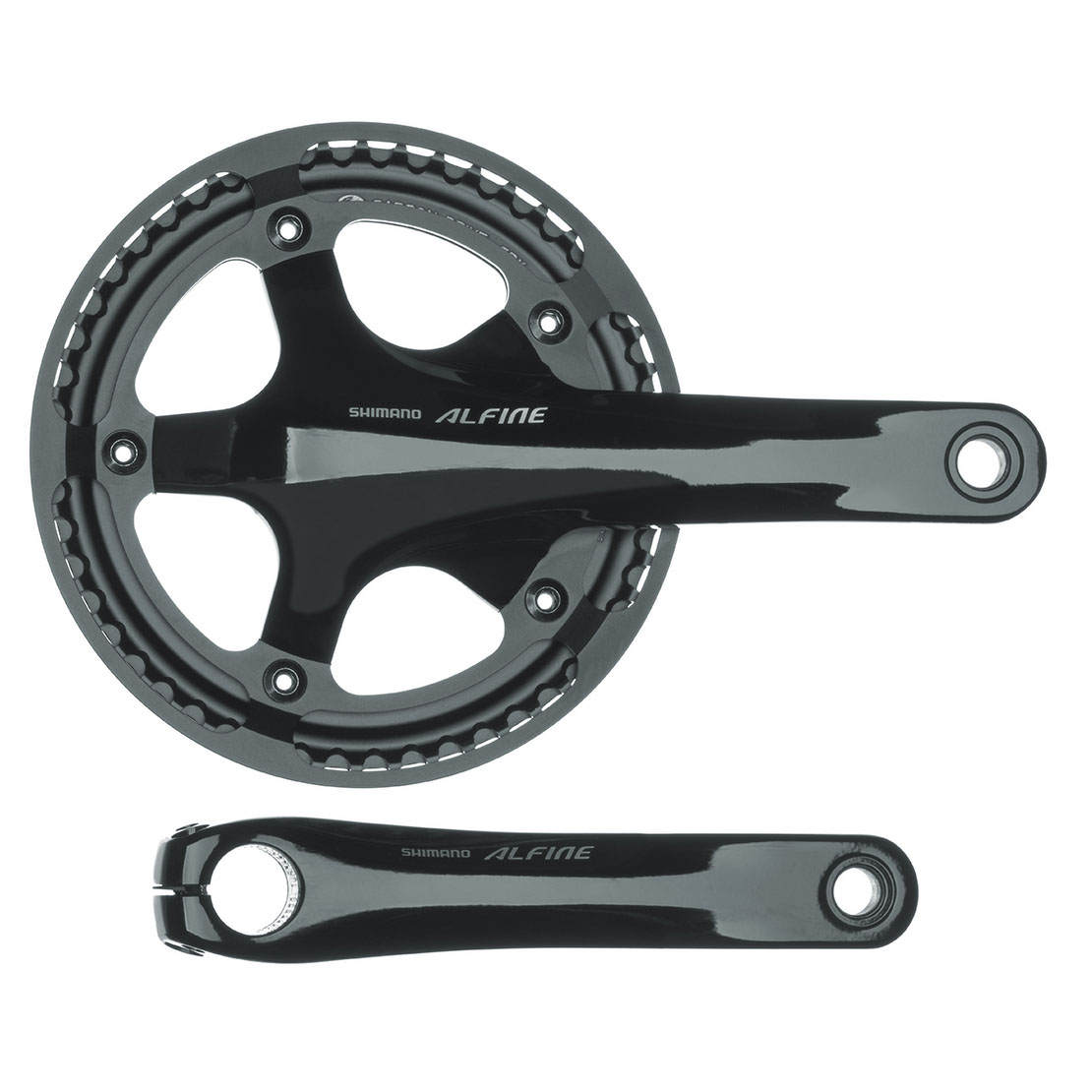 Odyssey Calibur V2 Crankset - 170mm, Right Hand/Left Hand Drive, Rust Proof Black