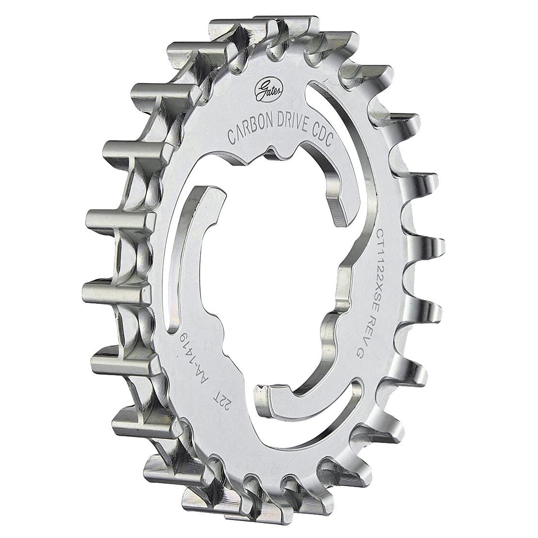 Compatible with 20 tooth Gates Carbon Drive CDX CenterTrack Rear Sprocket 