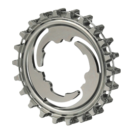 Gates Carbon Drive rear silver sprocket with wire alignment feature